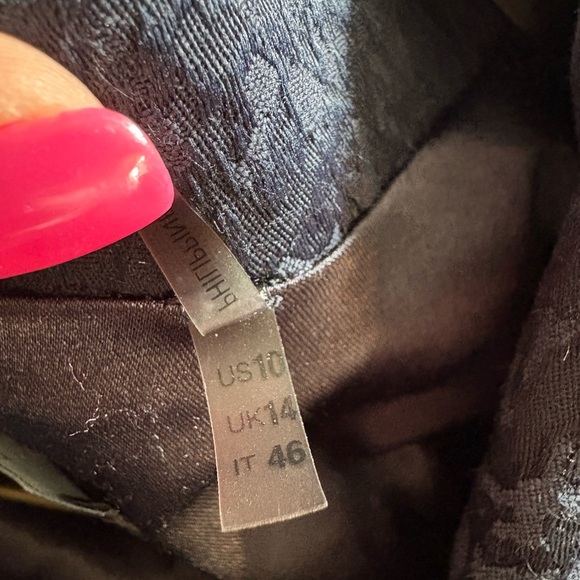 Tahari Blue Blazer Tailored Suit Jacket size 10 - Picture 11 of 12